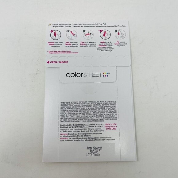 Color Street 100% Nail Polish Strips Inner Strength Autoimmune Disease Awareness - Picture 3 of 4